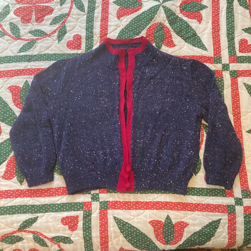 Hand Knitted Vintage Cardigan